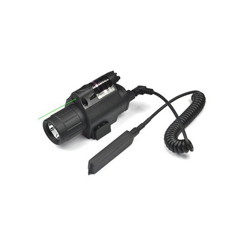 Areseye Tactical LED Flashlight Green Laser Sight