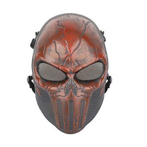 Punisher Airsfot Mask - Red Blood Finish