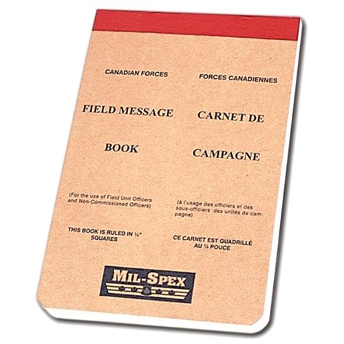 Mil-Spex Field Notebook