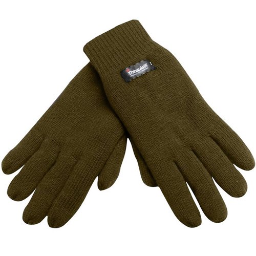 Insulated Winter Work Gloves - Olive