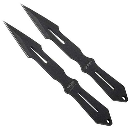 Set Of 2 Super Black Throwing Knives