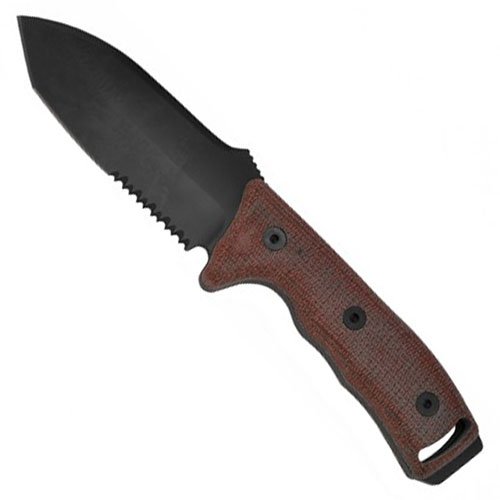 Hunting Fixed Blade Knife - Half Serrated Edge
