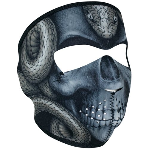 Snake Skull Neoprene Face Mask