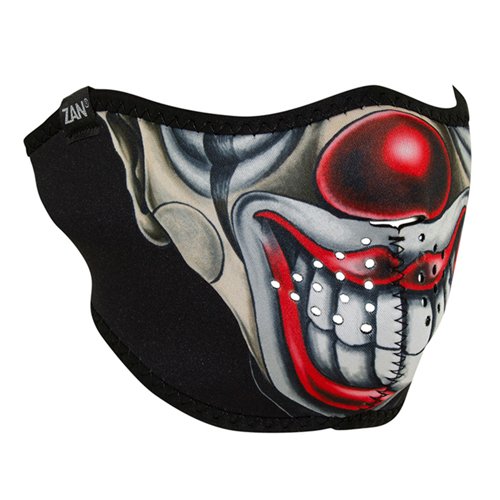 Neoprene Chicano Clown Face Mask - Half