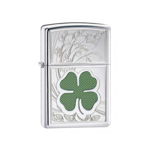 Zippo Lucky Clover High Polish Lighter