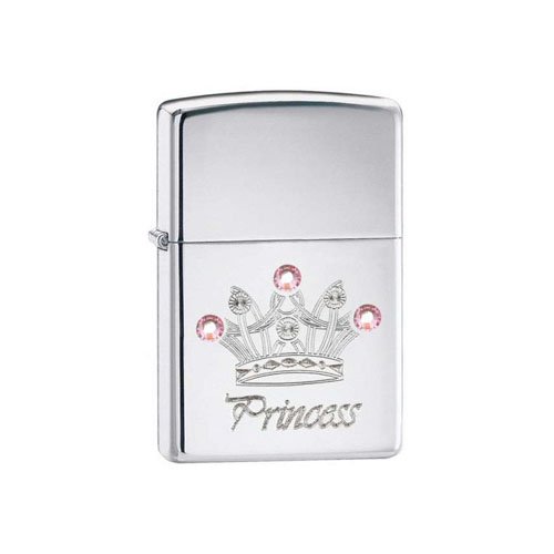 Zippo Princess Crown High Polish Chrome Lighter