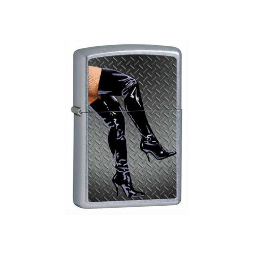 Zippo Legs In Boots Street Chrome Lighter