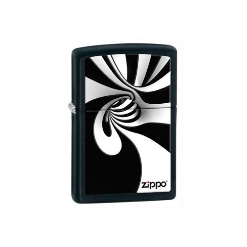 Zippo Spiral Black Matte Lighter