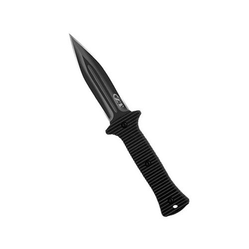 Matte Black 3-1/2 Inches Fixed Blade Boot Knife