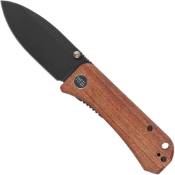 Explorer Banter Folding Knife - Black G10 Handle - Wood, a fusion of materials 