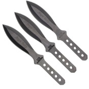 Angel Baby 3 PC Set Black Throwing Knives