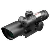 DUAL ILL. TACTICAL SCOPE W/GREEN LASER & MIL-DOT