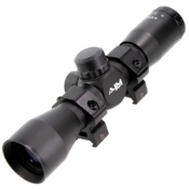  4X32 Compact MIL-DOT Scope w/Rings