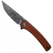 Mini Asticus Damascus Folding Blade Knife