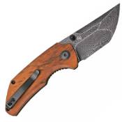 Thug 2 Thumb Stud Knife Wood Handle