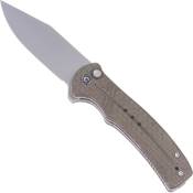 Explorer Cogent Folding Knife - Natural G10 Handle, simplicity redefined 