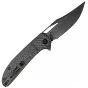 Ortis Damascus Blade Folding Knife