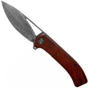 Civivi Riffle Damascus Flipper Folding Knife