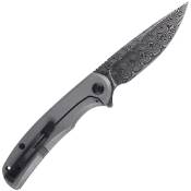 Nox Damascus Blade Folding Knife