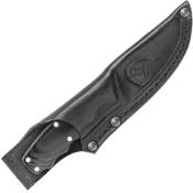 Credo Fixed Blade Knife in sleek black for versatile performance.