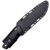 Razor Tek Fixed Knife 6.5 Inch - Black Handle