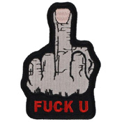 Fuck U Finger Patch - 2x3 Inch