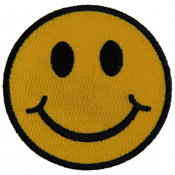 CP 3x3 Inch Smiley Face Patch