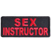 3.5x1.5 Inch Sex Instructor Patch