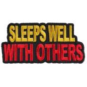 Sleeps Well With Others Funny Patch