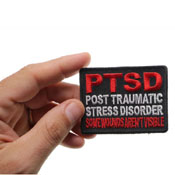 PTSD Patch for Vets Some Wounds are not Visible 3x2 Inch 