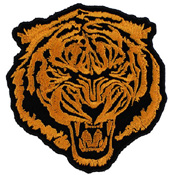 Small Orange Baron Tiger Patch