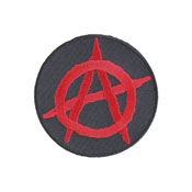 Anarchy Red Round Patch