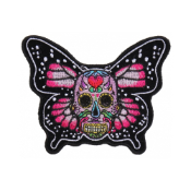 Sugar Skull Butterfly Patch