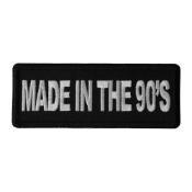 Made in the 90s Novelty Iron Patch