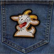 Awesome Goat Iron-on Patch