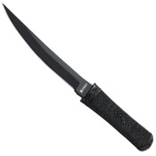 Hissatsu Plain Edge Fixed Knife - Black