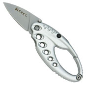 CRKT Lumabiner Liner Lock Folding Knife