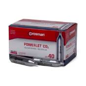 Crossman Powerlet Cartridges 40 Count 12 Gram CO2