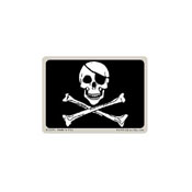 Flag Dec-Pirate 2-34 Inch X 3-34 Inch