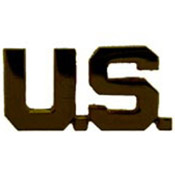 Eagle Emblems 1 Inch U.S. Letters Pin