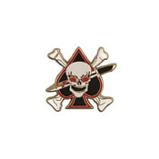 Pin 1 Inch Death Spade Skull