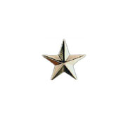 Rank-Army General Star A1 11/16 Inch Silver