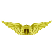 Basic Aviator Army Wing Patch - Gold