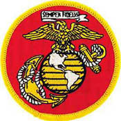 Patch-Usmc Logo Globe And