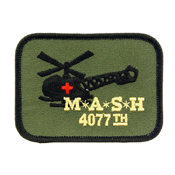 Mash 4077th Green/Black Patch