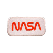 Space NASA Patch - Red/White