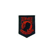 Red Black Patch Pow MIA