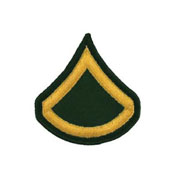 3 Inch Army Dress Green E3 PFC Patch