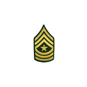 Patch Army E9 SGT Major Pair Dress Green