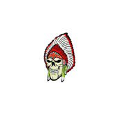 Patch Skull Chief 3-1/4 Inch